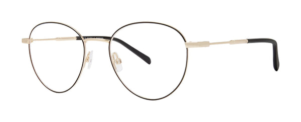 Red Rose Omis Eyeglasses / Black / Gold / Size 49