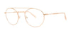 Red Rose ROVIGO Eyeglasses | Size 50 / Rose Gold