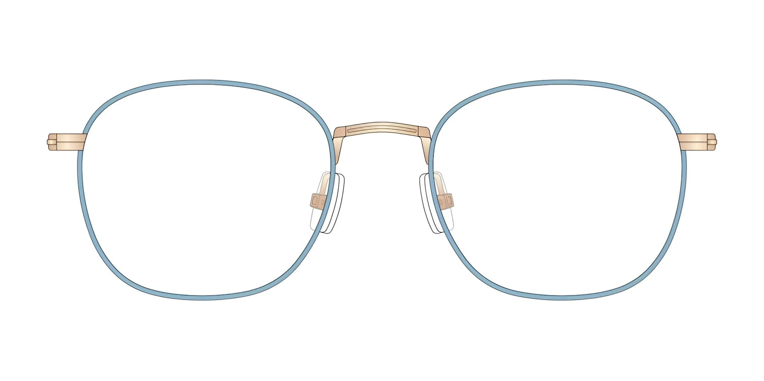 Red Rose SARDINIA Eyeglasses Sky Rose Gold Red Rose SARDINIA Eyeglasses Sky Rose Gold