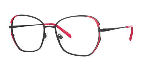 Red Rose ATRI Eyeglasses / Size 54 / Black Pink