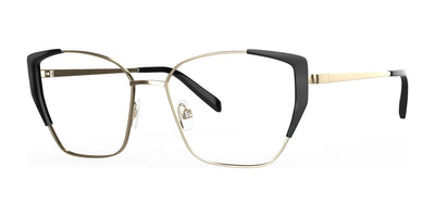 Red Rose CANTU Eyeglasses Gold Black