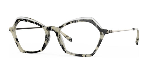 Red Rose CASSINA Eyeglasses / Size 52 / Horn Silver