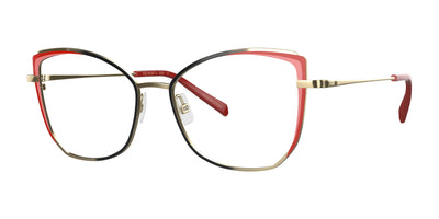 Red Rose COMISO Eyeglasses Black Red Fade