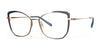 Red Rose COMISO Eyeglasses | Size 53 / Rose Gold Blues