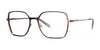 Red Rose LAMBRATE Eyeglasses | Size 52 / Black Copper