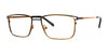 Red Rose LINATE Eyeglasses | Size 57 / Black Copper