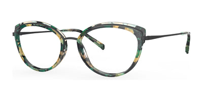 Red Rose LODI Eyeglasses Black Green Tortoise