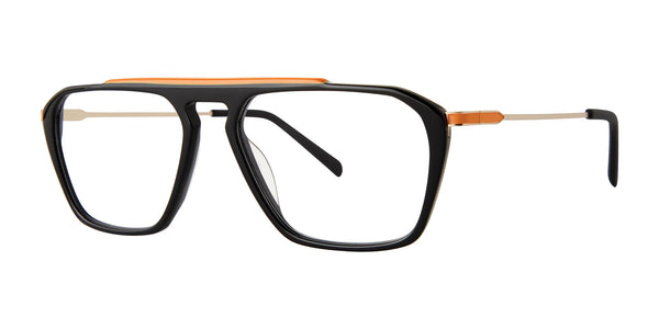 Red Rose MONZA Eyeglasses | Size 54 / Black Orange