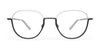 Red Rose NAVIGLI Eyeglasses | Size 51 / Black Gold