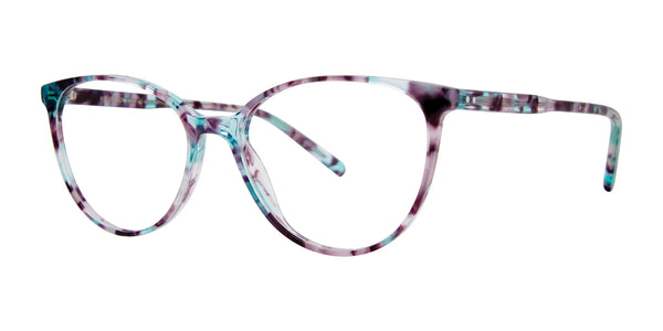 Red Rose POMEZIA Eyeglasses | Size 54 / Aqua Plum Tortoise