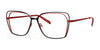 Red Rose POSITANO Eyeglasses | Size 52 / Black Red