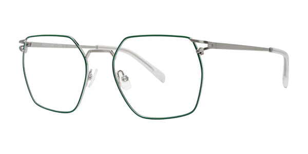 Red Rose RIMINI Eyeglasses | Size 53 / Jade Silver