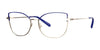 Red Rose STEFANIA Eyeglasses | Size 54 / Navy Gold