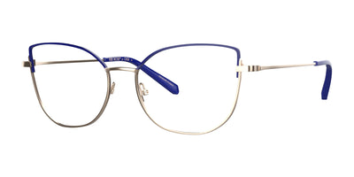 Red Rose STEFANIA Eyeglasses Navy Gold