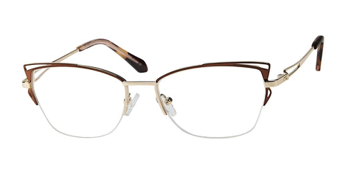 Reflections R808 Eyeglasses / Size 52 / Black / Gold