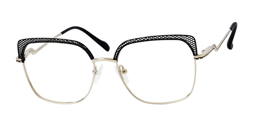 Reflections R816 Eyeglasses / Size 53 / Black / Gold
