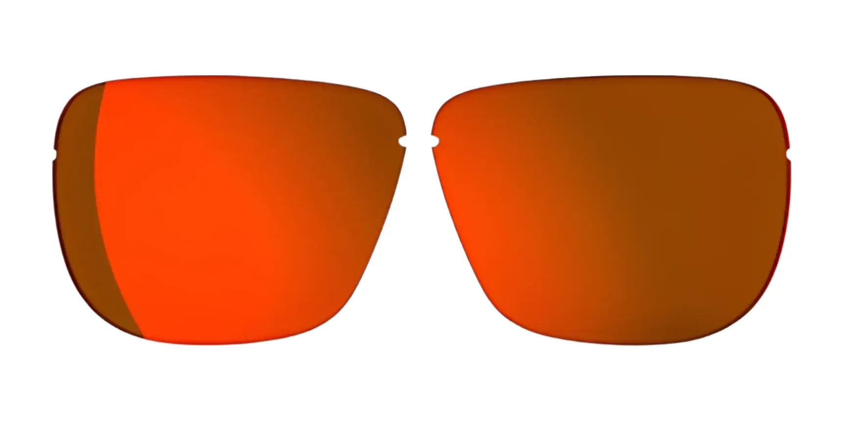 Two orange-tinted RE Ranger Classic Lens shooting lenses on a white background, ideal as replacement sunglass lenses. Two orange-tinted RE Ranger Classic Lens shooting lenses on a white background, ideal as replacement sunglass lenses.