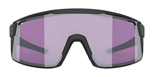 RE Ranger Duster Shooting Sunglasses / Size 72 / Matte Black & Flash Purple Lenses / Size Bayonet 130mm