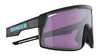 RE Ranger Duster Shooting Sunglasses | Size 72 / Matte Black & Flash Purple Lenses / Size Bayonet 130mm