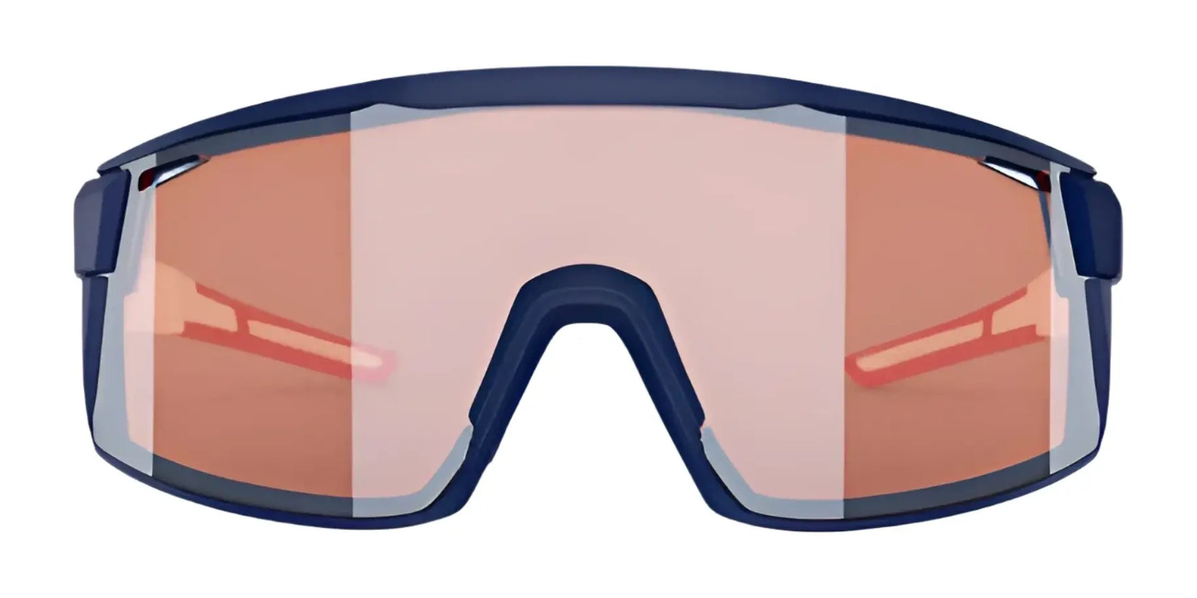 Front view of RE Ranger Duster Shooting Sunglasses by RE Ranger, featuring a durable TR90 frame and large orange-tinted Claysight lenses that enhance clarity. Front view of RE Ranger Duster Shooting Sunglasses by RE Ranger, featuring a durable TR90 frame and large orange-tinted Claysight lenses that enhance clarity.