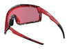 RE Ranger Duster Shooting Sunglasses | Size 72 / Matte Black & Flash Purple Lenses / Size Bayonet 130mm