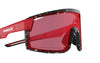 RE Ranger Duster Shooting Sunglasses | Size 72 / Matte Black & Flash Purple Lenses / Size Bayonet 130mm