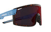 RE Ranger Duster Shooting Sunglasses | Size 72 / Matte Black & Flash Purple Lenses / Size Bayonet 130mm