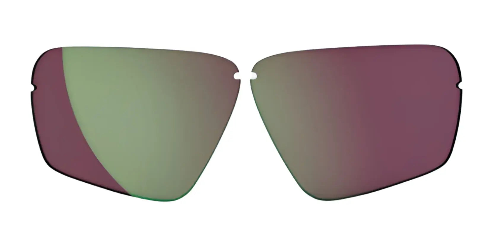 A pair of mirrored, rectangular RE Ranger Edge replacement lenses with Claysight Lens Technology for sunglasses, displayed on a white background. A pair of mirrored, rectangular RE Ranger Edge replacement lenses with Claysight Lens Technology for sunglasses, displayed on a white background.