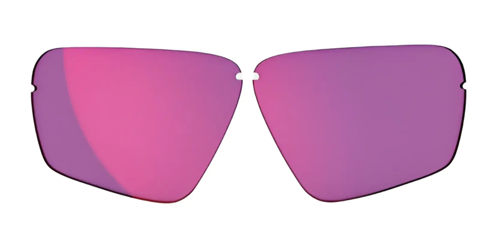 Pair of RE Ranger Edge Lenses with a pink tint and slight gradient, isolated on a white background. Pair of RE Ranger Edge Lenses with a pink tint and slight gradient, isolated on a white background.