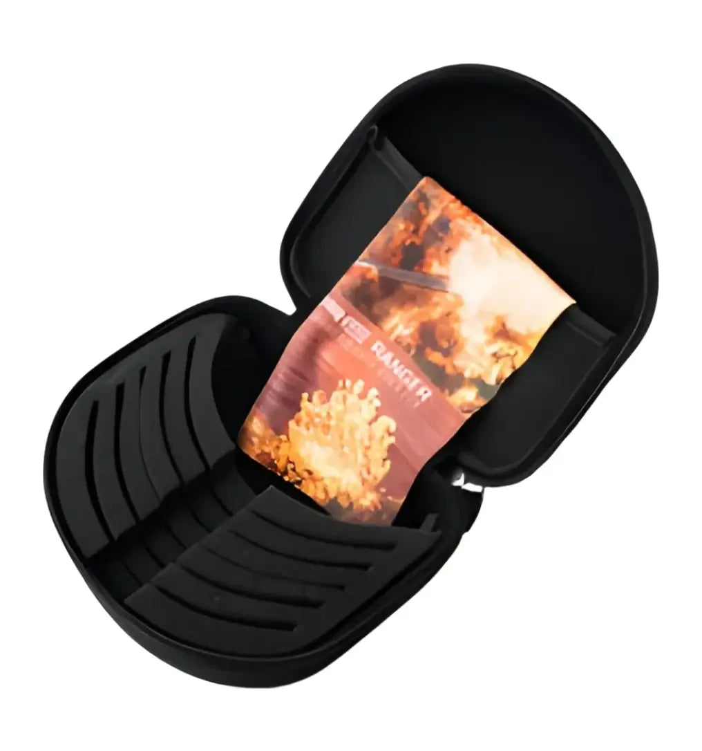 The black hard shell case is designed to securely hold your essentials, including a magazine titled "ANGER" with an explosive cover. It's perfect for storing RE Ranger Falcon Shooting Sunglasses | Size 64, ensuring safety and style wherever you go. The black hard shell case is designed to securely hold your essentials, including a magazine titled "ANGER" with an explosive cover. It's perfect for storing RE Ranger Falcon Shooting Sunglasses | Size 64, ensuring safety and style wherever you go.