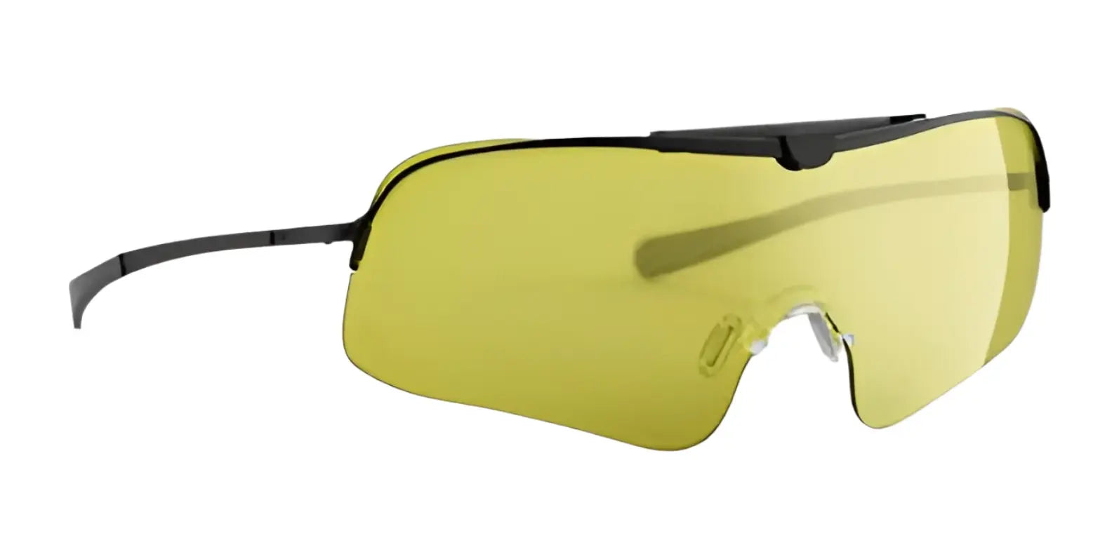 RE Ranger Falcon Shooting Sunglasses Matte Black & Medium Yellow / Bayonet RE Ranger Falcon Shooting Sunglasses Matte Black & Medium Yellow / Bayonet