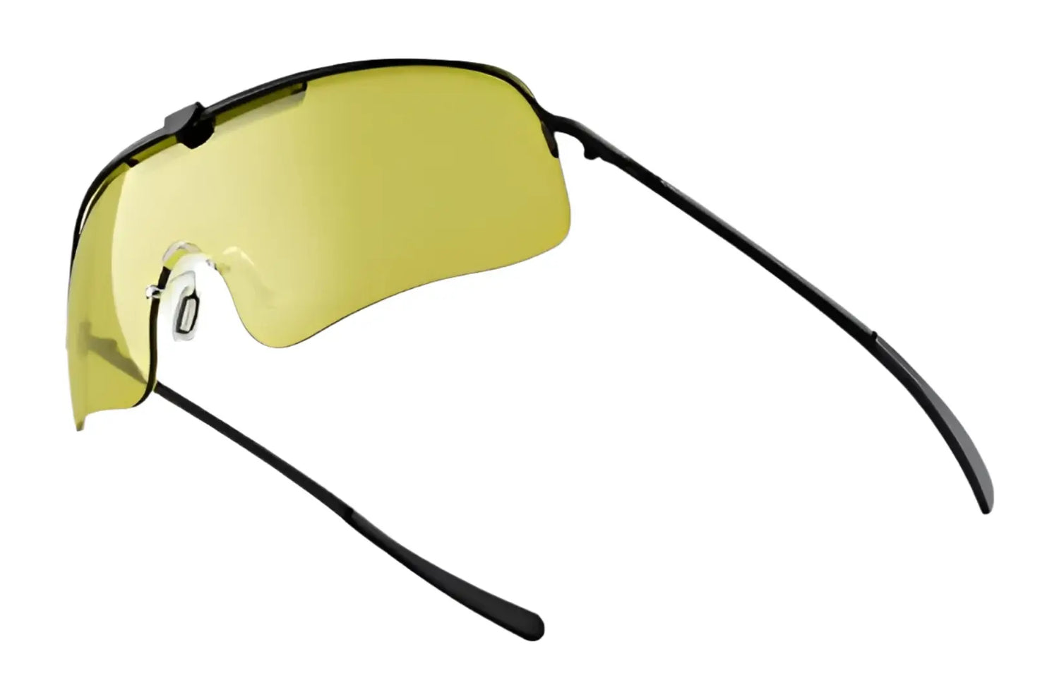 The RE Ranger Falcon Shooting Sunglasses, size 64, from RE Ranger feature yellow lenses and thin black frames for enhanced clarity. With CombatCoat technology on a white backdrop, they blend style and performance effortlessly. The RE Ranger Falcon Shooting Sunglasses, size 64, from RE Ranger feature yellow lenses and thin black frames for enhanced clarity. With CombatCoat technology on a white backdrop, they blend style and performance effortlessly.