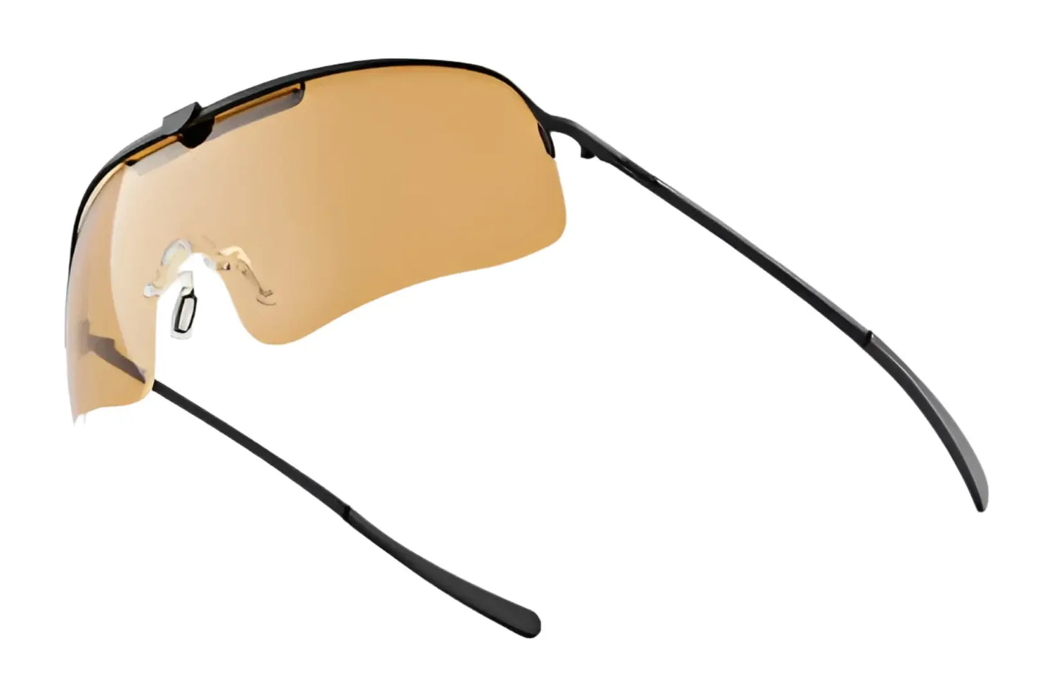 The RE Ranger Falcon Shooting Sunglasses in size 64 feature orange lenses, black temples, and a frameless design on a white background. Ideal for any occasion, these stylish glasses promise sleek looks and remarkable clarity with a unique CombatCoat finish for durability and reliable performance. The RE Ranger Falcon Shooting Sunglasses in size 64 feature orange lenses, black temples, and a frameless design on a white background. Ideal for any occasion, these stylish glasses promise sleek looks and remarkable clarity with a unique CombatCoat finish for durability and reliable performance.
