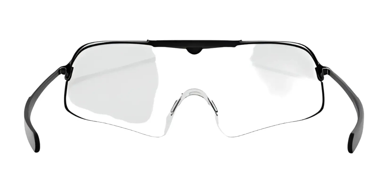 The RE Ranger Falcon Pro Shooting Glasses offer transparent, frameless protection and feature stylish black temple arms for optimal eye safety. The RE Ranger Falcon Pro Shooting Glasses offer transparent, frameless protection and feature stylish black temple arms for optimal eye safety.