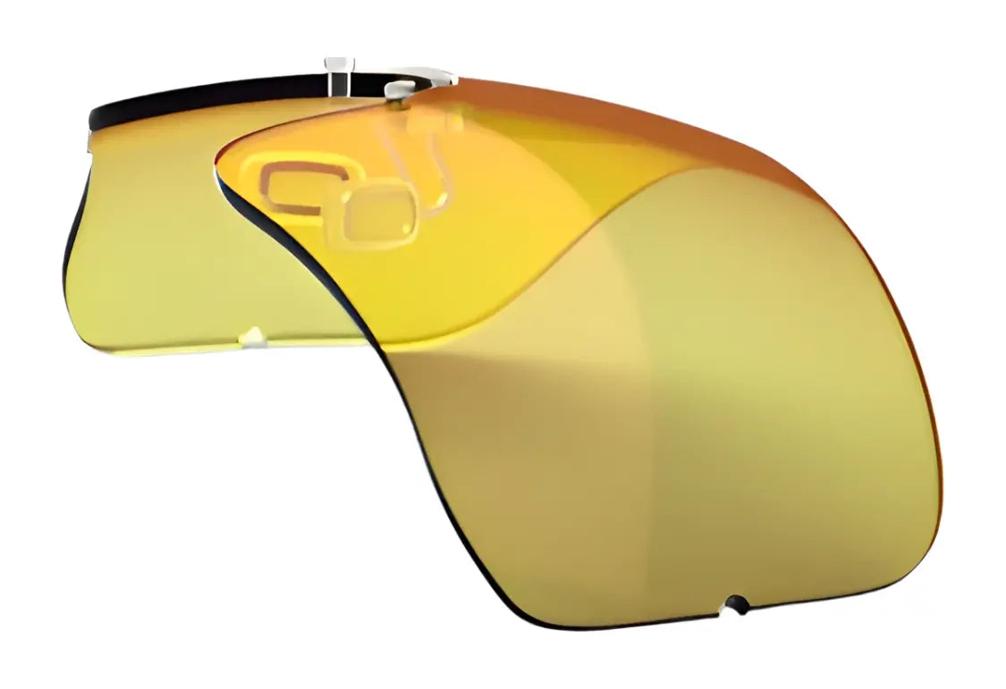 Stay bright on sunny days with the yellow RE Ranger Falcon Pro Lens visor, featuring an adjustable strap, a curved design, and RIACT A.I. Bright Light technology for enhanced visibility. Stay bright on sunny days with the yellow RE Ranger Falcon Pro Lens visor, featuring an adjustable strap, a curved design, and RIACT A.I. Bright Light technology for enhanced visibility.