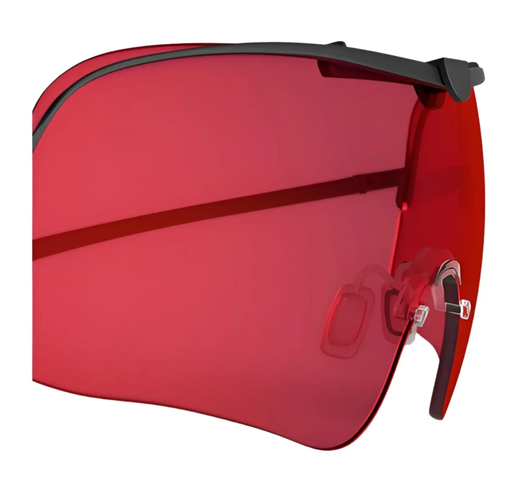 Side view of RE Ranger Falcon Pro Lens sunglasses, with a sleek frameless design and black arms, featuring RIACT A.I. Bright Light lenses for enhanced clarity. Side view of RE Ranger Falcon Pro Lens sunglasses, with a sleek frameless design and black arms, featuring RIACT A.I. Bright Light lenses for enhanced clarity.