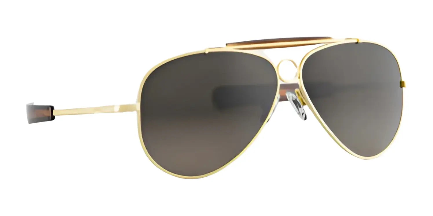 RE Ranger Heritage Eyewear Sunglasses 22k Satin Almond Gold & Cape Sand Gradient / Bayonet RE Ranger Heritage Eyewear Sunglasses 22k Satin Almond Gold & Cape Sand Gradient / Bayonet