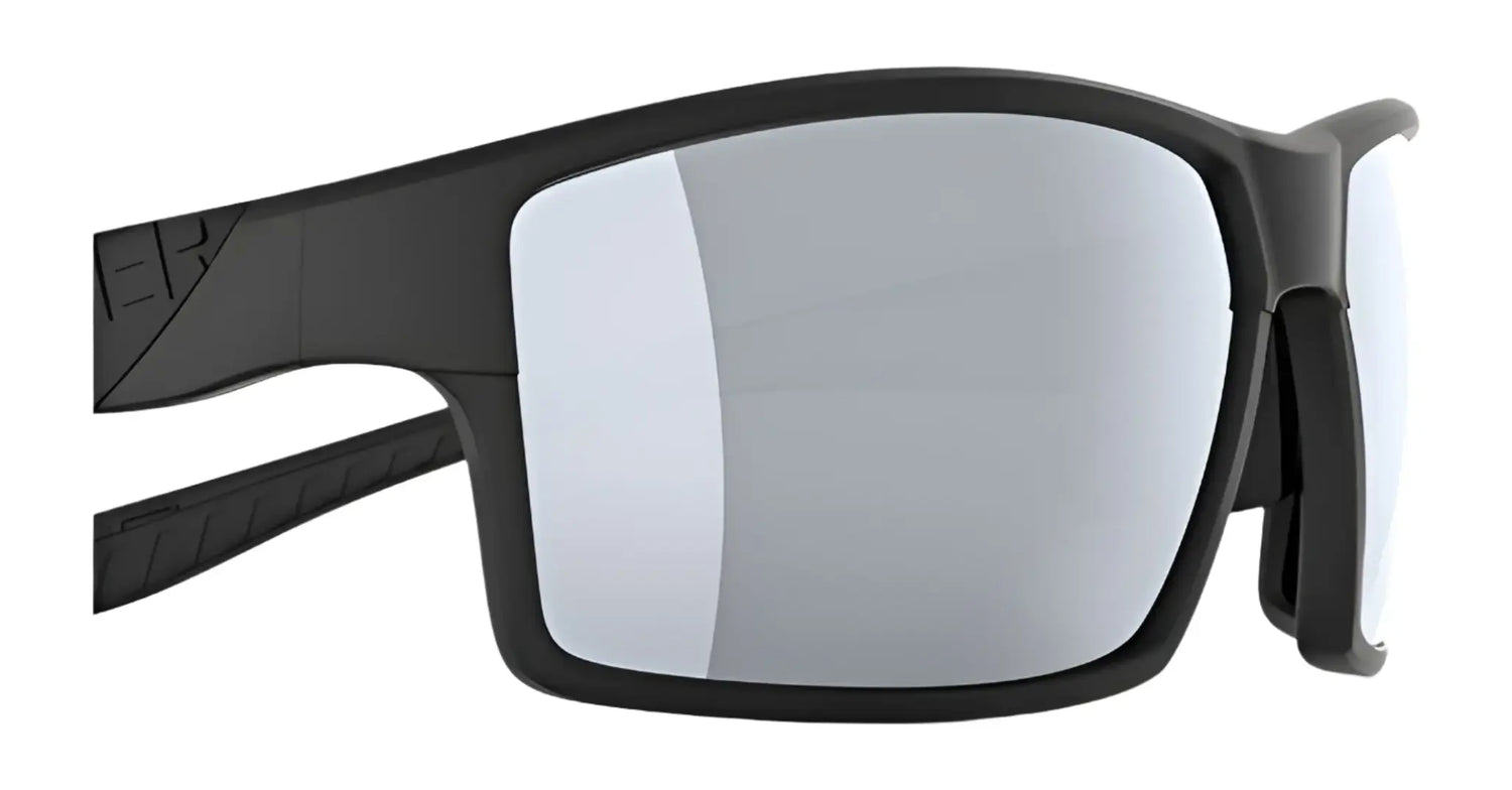 The RE Ranger Marshall Sunglasses | Size 64 feature a black rectangular frame, Clearsight Lens Technology, and mirrored lenses—ideal for outdoor activities. Shown against a white background. The RE Ranger Marshall Sunglasses | Size 64 feature a black rectangular frame, Clearsight Lens Technology, and mirrored lenses—ideal for outdoor activities. Shown against a white background.