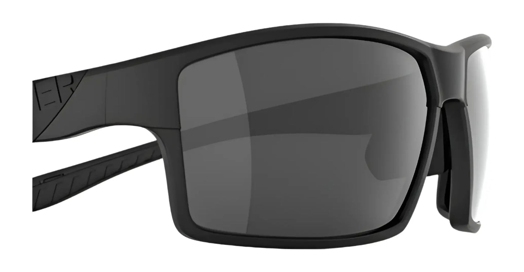 The RE Ranger Marshall Sunglasses (Size 64) feature black rectangular wraparound frames and dark tinted Clearsight Lens Technology—ideal for outdoor activities. The RE Ranger Marshall Sunglasses (Size 64) feature black rectangular wraparound frames and dark tinted Clearsight Lens Technology—ideal for outdoor activities.