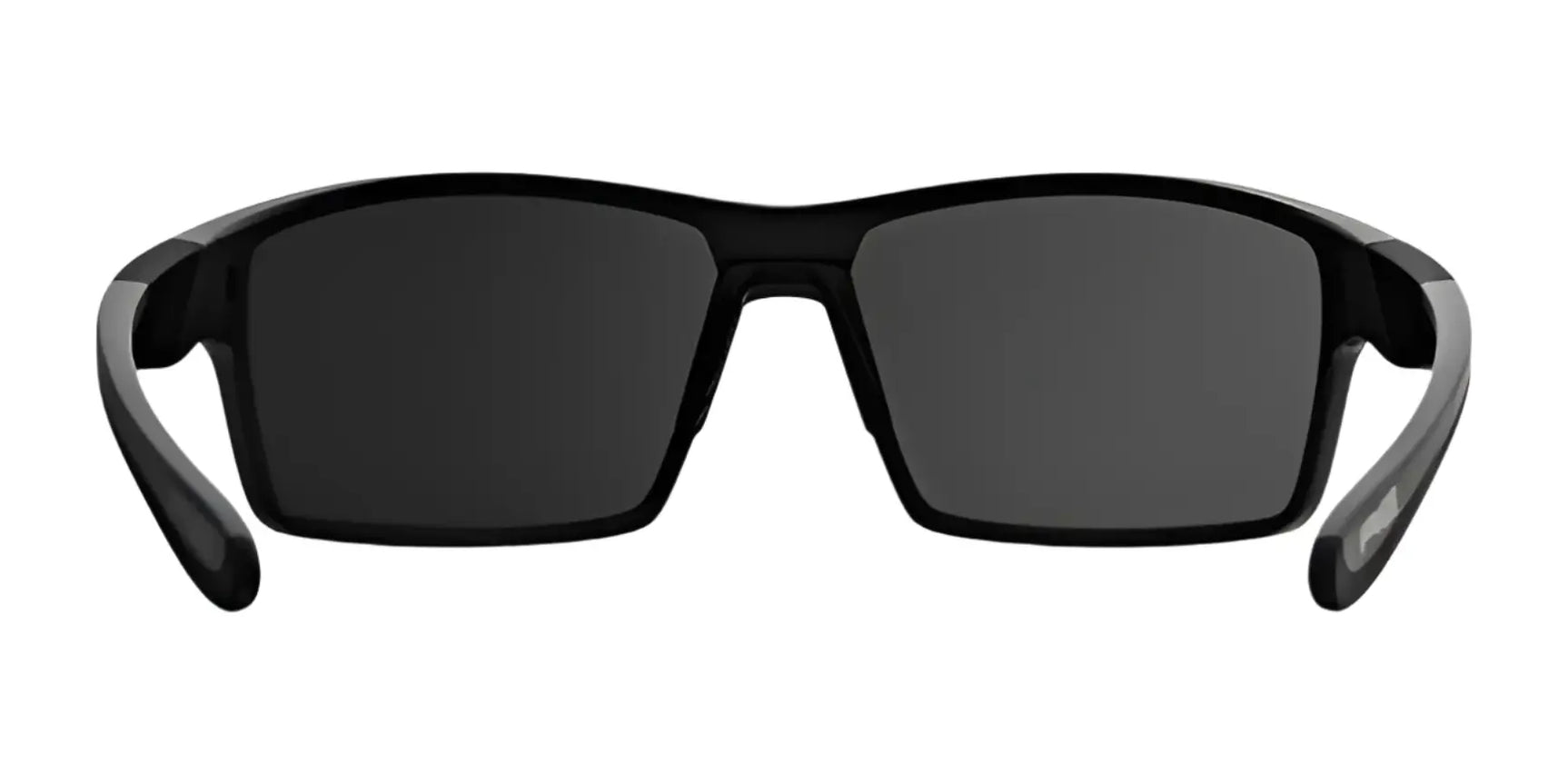 The RE Ranger Marshall Sunglasses | Size 64 by RE Ranger feature a black wraparound frame and rectangular dark lenses with Clearsight Lens Technology, shown front-facing on a white background—ideal for outdoor activities. The RE Ranger Marshall Sunglasses | Size 64 by RE Ranger feature a black wraparound frame and rectangular dark lenses with Clearsight Lens Technology, shown front-facing on a white background—ideal for outdoor activities.