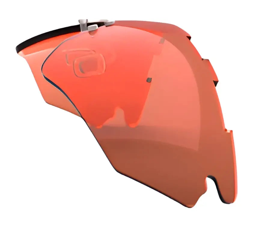 The RE Ranger Phantom 2.0 Lens is an orange-tinted Claysight technology replacement lens for Phantom 2.0 shooting eyewear by RE Ranger, displayed on a white background. The RE Ranger Phantom 2.0 Lens is an orange-tinted Claysight technology replacement lens for Phantom 2.0 shooting eyewear by RE Ranger, displayed on a white background.