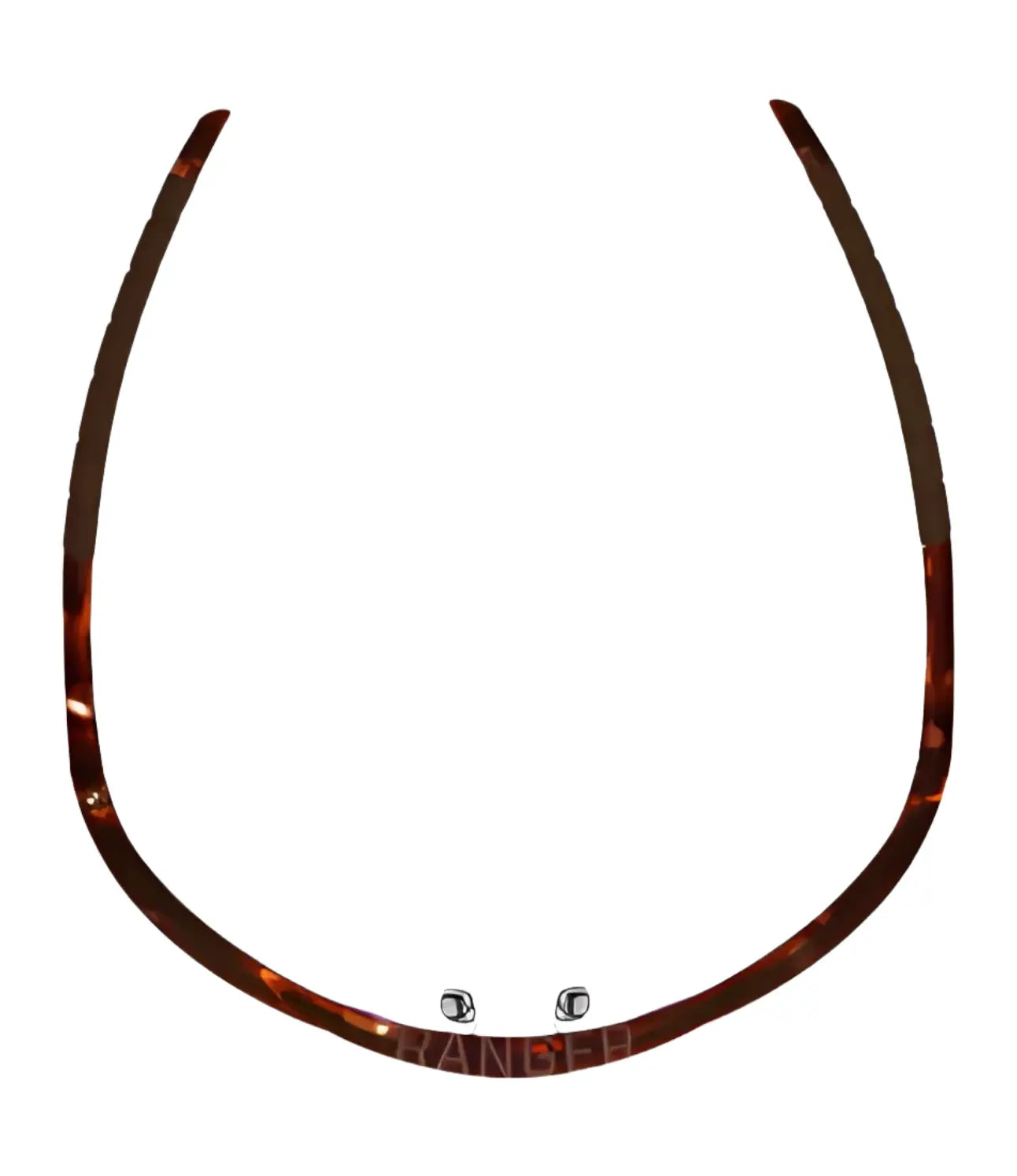 Front view of the RE Ranger Phantom 2.0 Shooting Sunglasses frame (size 146) by RE Ranger in brown tortoiseshell, shown without lenses on a white background—perfect for customization or as a base for shooting eyewear. Front view of the RE Ranger Phantom 2.0 Shooting Sunglasses frame (size 146) by RE Ranger in brown tortoiseshell, shown without lenses on a white background—perfect for customization or as a base for shooting eyewear.