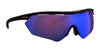 RE Ranger Phantom Sport Shooting Sunglasses | Size 146 / Matte Black & Blue Ice / Size Bayonet 120mm
