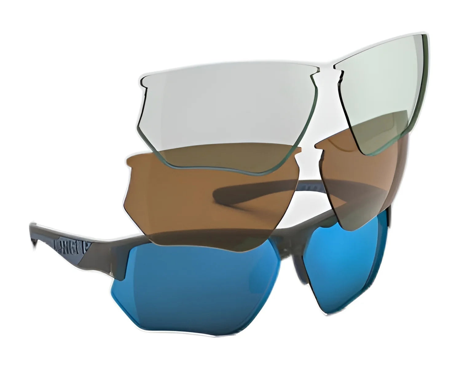 RE Ranger Phoenix Shooting Sunglasses Dark Grey / Navy & Eagle I Polarized, Condor Polarized, Clearvue / Bayonet RE Ranger Phoenix Shooting Sunglasses Dark Grey / Navy & Eagle I Polarized, Condor Polarized, Clearvue / Bayonet