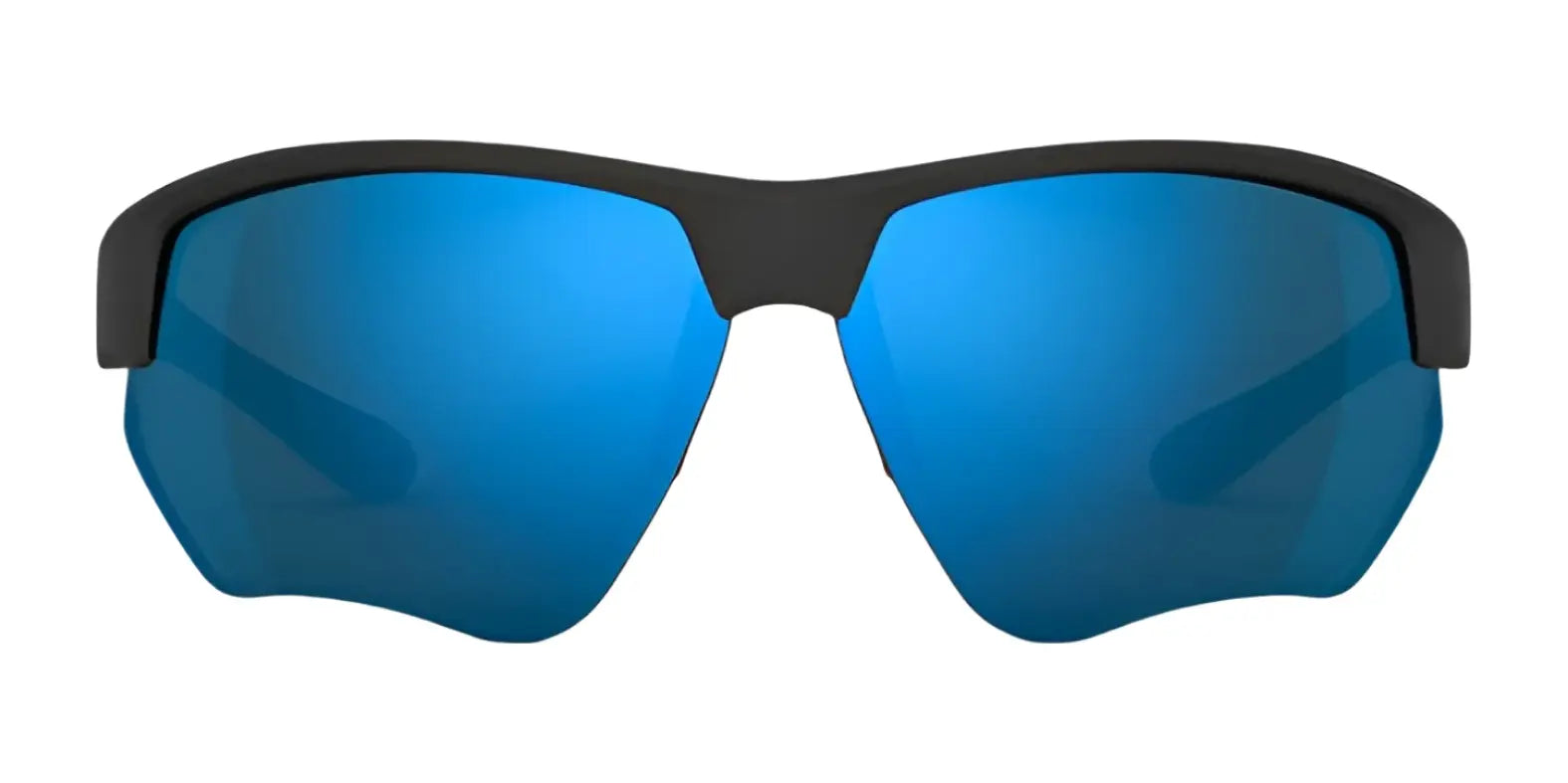 The RE Ranger Phoenix Shooting Sunglasses | Size 67 by RE Ranger feature a sporty black frame and mirrored blue Clearsight lenses, perfect for outdoor activities, displayed against a white background. The RE Ranger Phoenix Shooting Sunglasses | Size 67 by RE Ranger feature a sporty black frame and mirrored blue Clearsight lenses, perfect for outdoor activities, displayed against a white background.