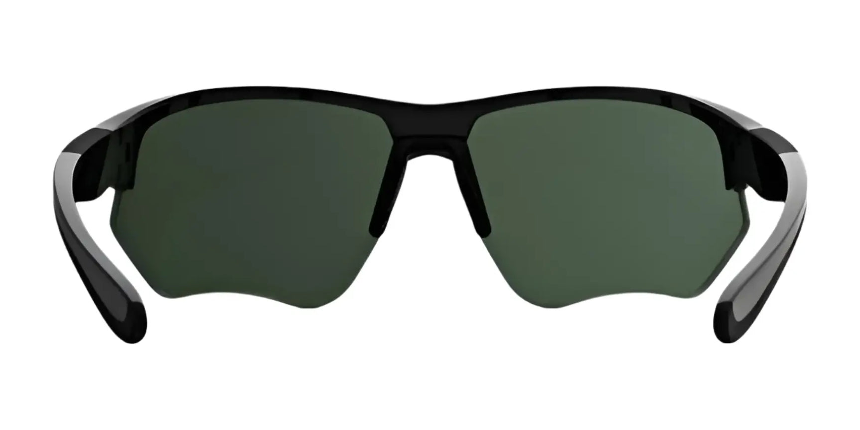 The RE Ranger Phoenix Shooting Sunglasses, Size 67, feature black frames and green-tinted Clearsight Lens Technology—ideal for outdoor activities. Front view shown against a white background. The RE Ranger Phoenix Shooting Sunglasses, Size 67, feature black frames and green-tinted Clearsight Lens Technology—ideal for outdoor activities. Front view shown against a white background.