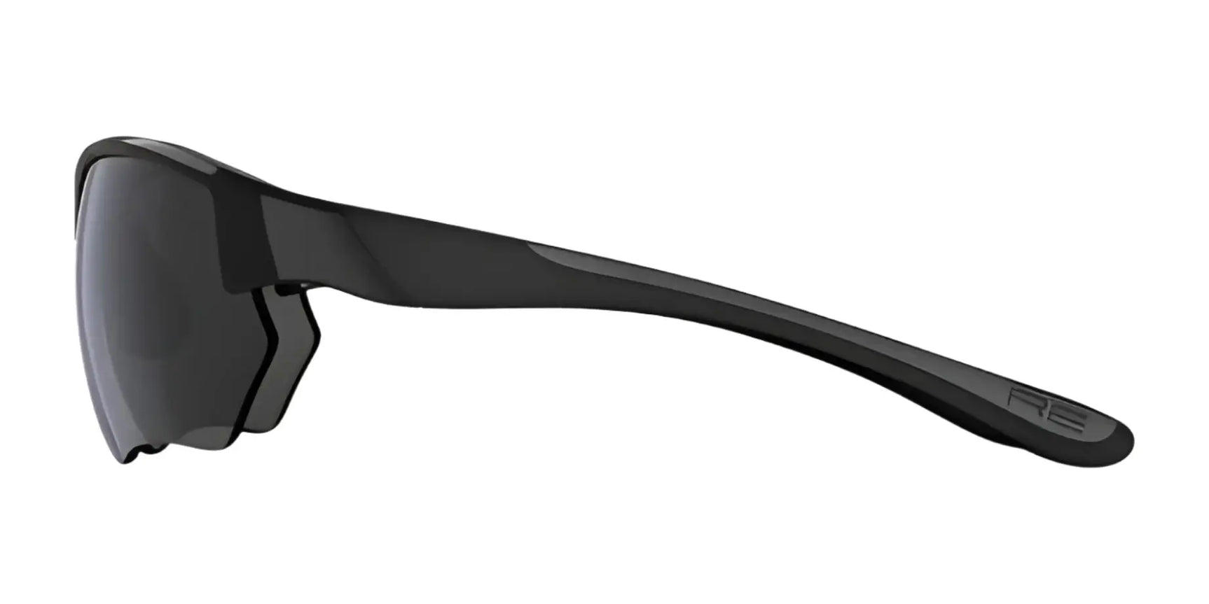 RE Ranger Phoenix Shooting Sunglasses by RE Ranger in Size 67 shown from the side, featuring curved lenses, a sleek modern design, and Clearsight Lens Technology—ideal for outdoor activities. RE Ranger Phoenix Shooting Sunglasses by RE Ranger in Size 67 shown from the side, featuring curved lenses, a sleek modern design, and Clearsight Lens Technology—ideal for outdoor activities.