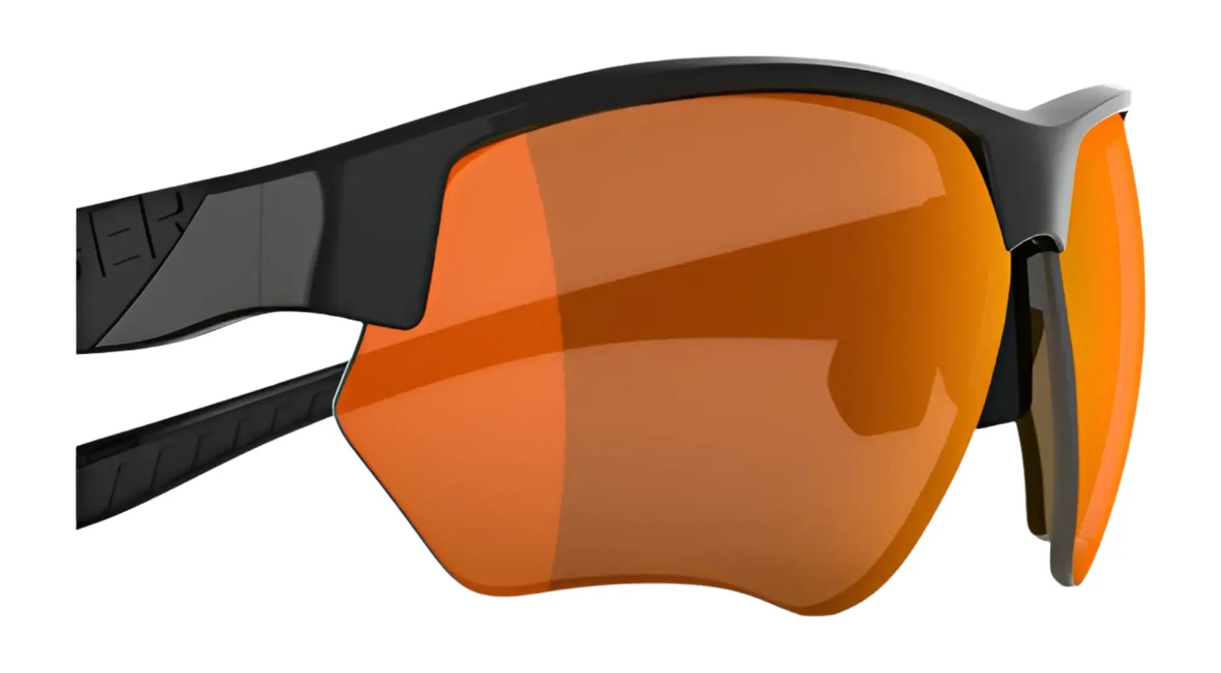 The RE Ranger Phoenix Shooting Sunglasses (Size 67) by RE Ranger feature orange-tinted Clearsight Lens Technology—ideal for outdoor activities. Shown on a white background. The RE Ranger Phoenix Shooting Sunglasses (Size 67) by RE Ranger feature orange-tinted Clearsight Lens Technology—ideal for outdoor activities. Shown on a white background.
