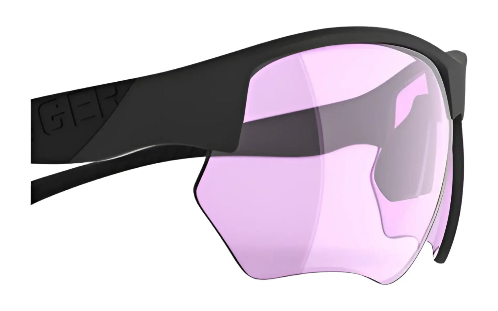 The RE Ranger Phoenix Sport Lens by RE Ranger features a large, single pink-tinted lens for clear, sharp vision—ideal for indoor shooting or hunting against white backgrounds. The RE Ranger Phoenix Sport Lens by RE Ranger features a large, single pink-tinted lens for clear, sharp vision—ideal for indoor shooting or hunting against white backgrounds.