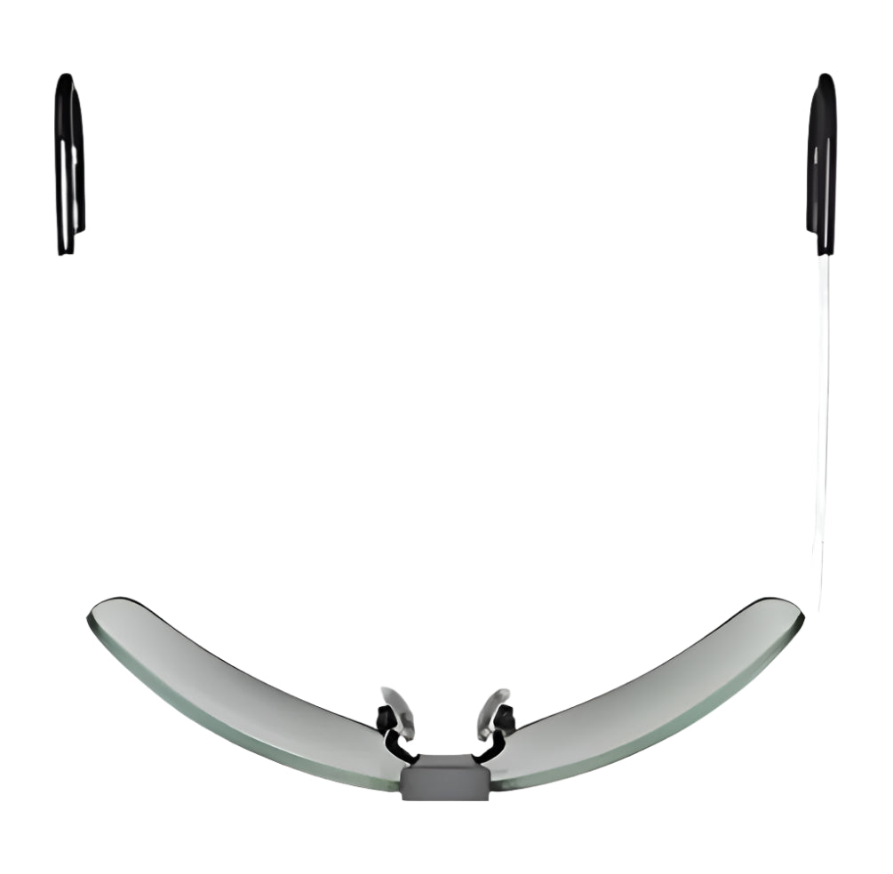 The RE Ranger XLW Shooting Glasses feature distortion-free clarity with a transparent curved shield and black clips, perfect for sport shooting enthusiasts. The RE Ranger XLW Shooting Glasses feature distortion-free clarity with a transparent curved shield and black clips, perfect for sport shooting enthusiasts.